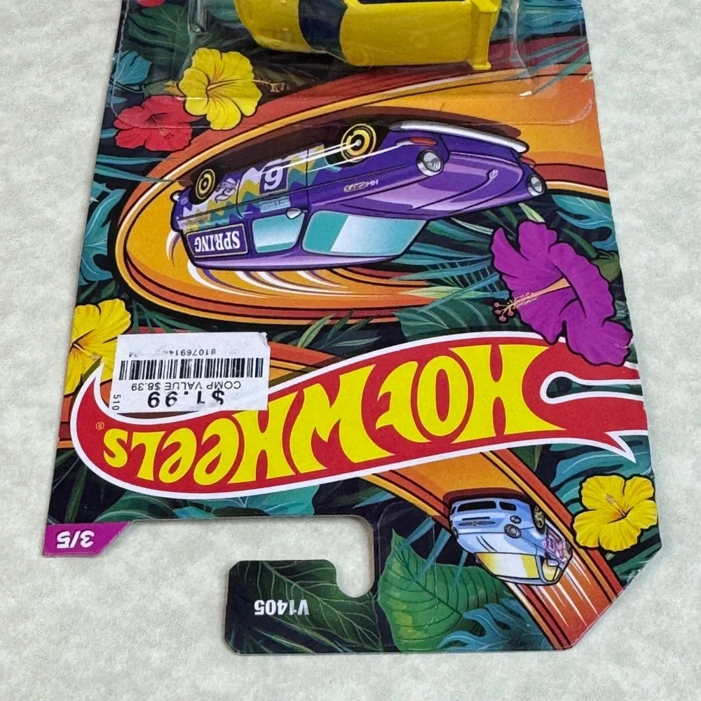Hot Wheels Mini‎ Cooper S Challenge 3/5 V1405 Yellow Purple 2022 Spring Series